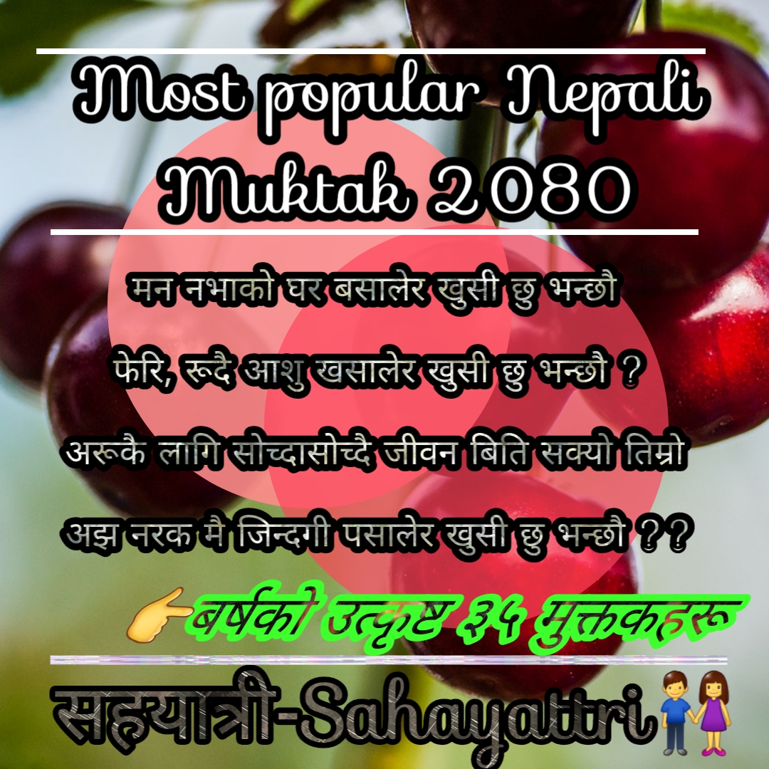 Most popular Nepali Muktak 2080